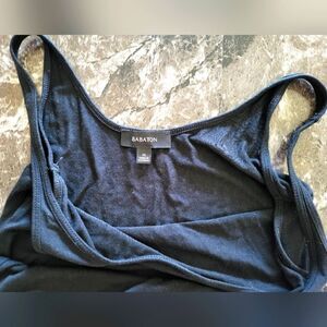 Babaton XS Black Spaghetti-Strap Contour Dress